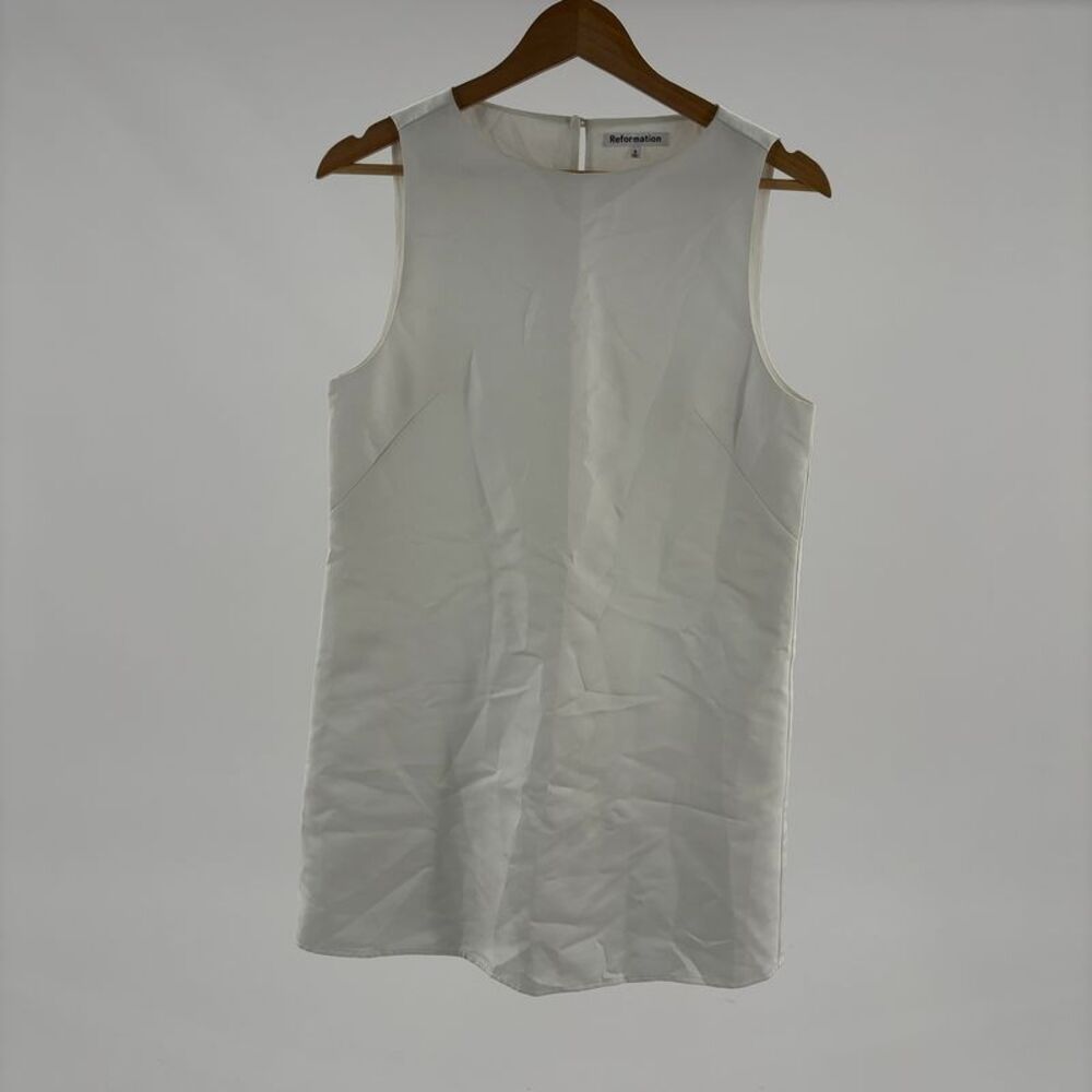 Reformation Sarena Dress in Ivory